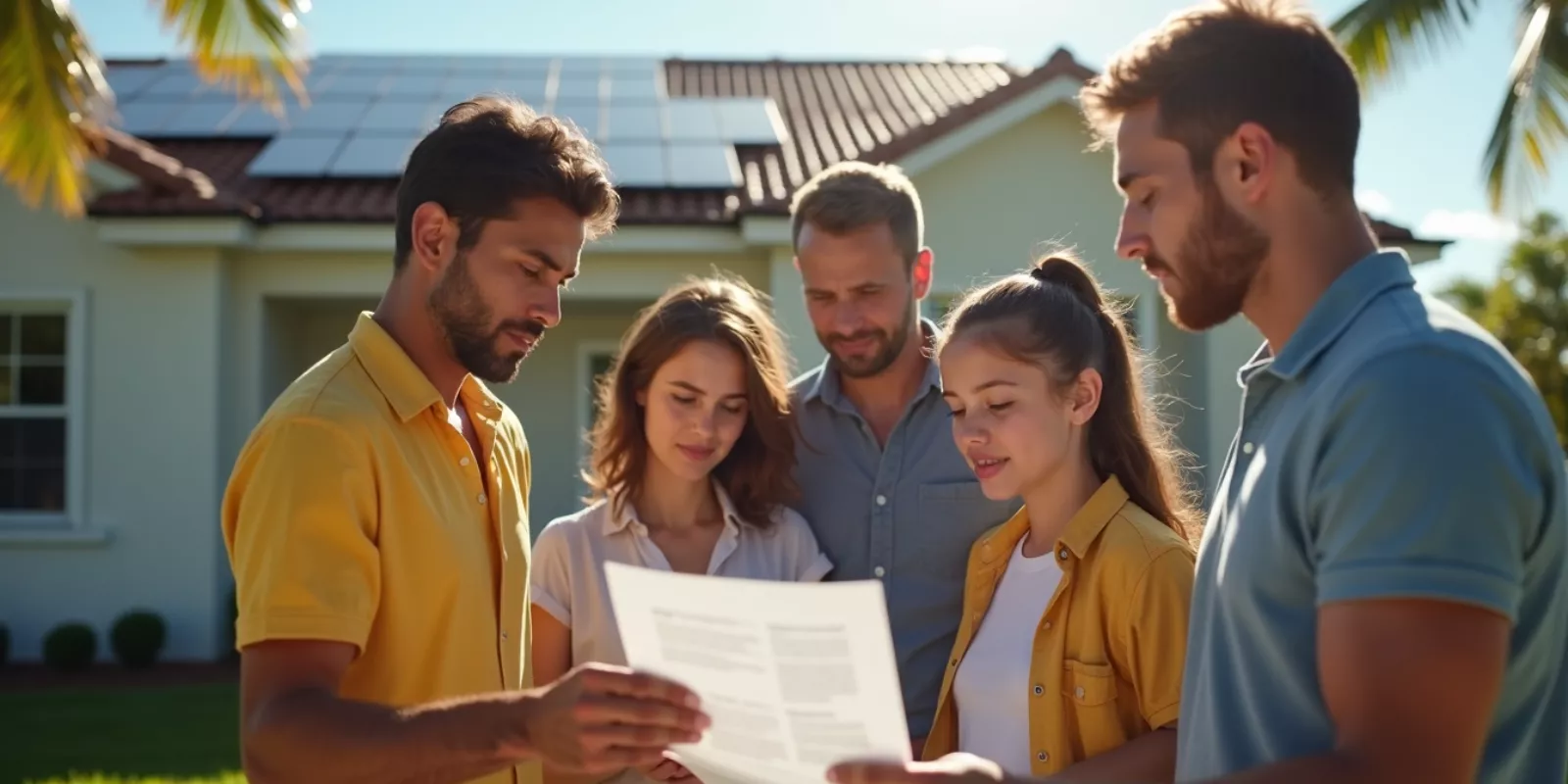 Gravámenes en paneles solares al comprar casa en Miami